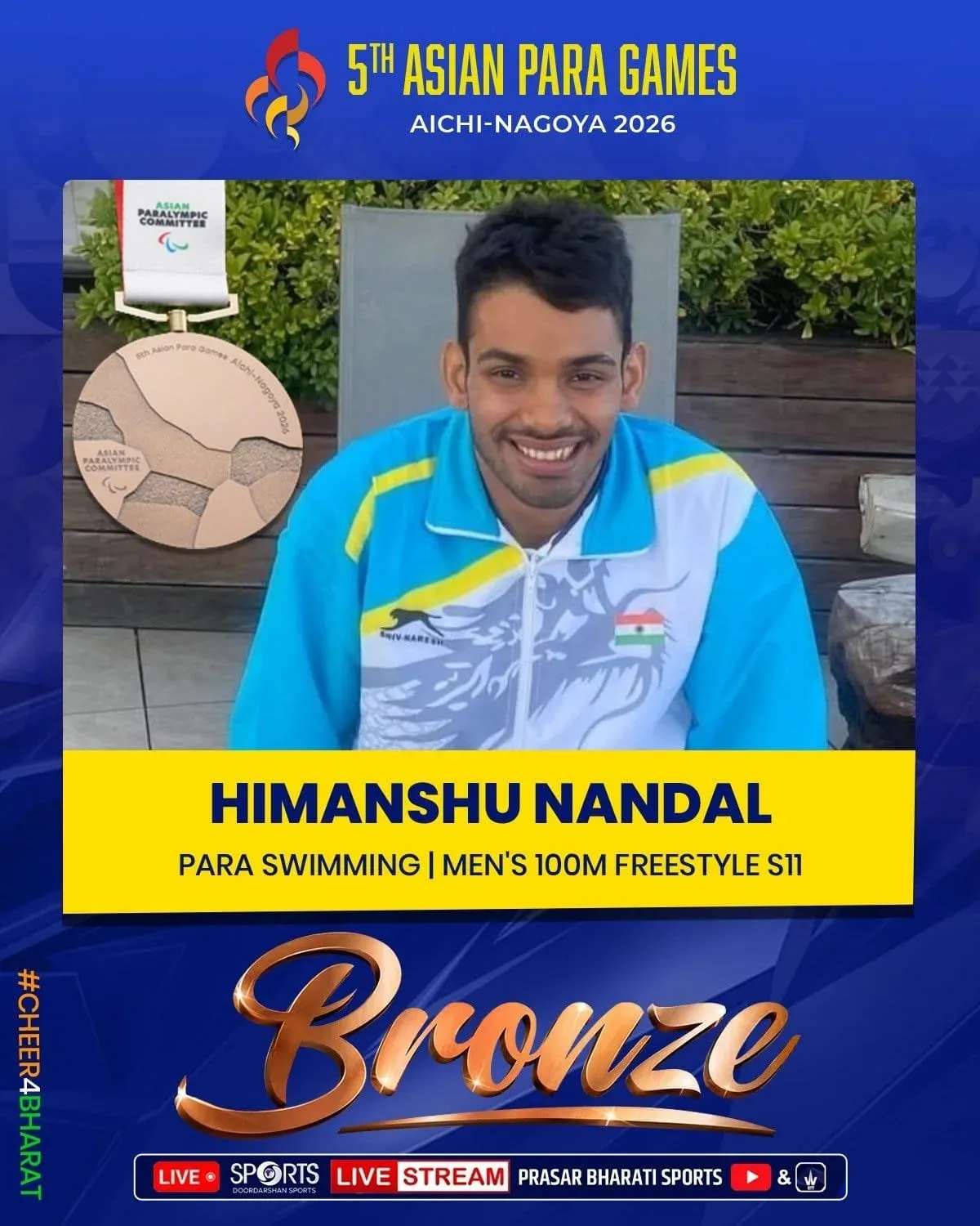 CM Samrat Choudhary Hails Four India Para Athletes