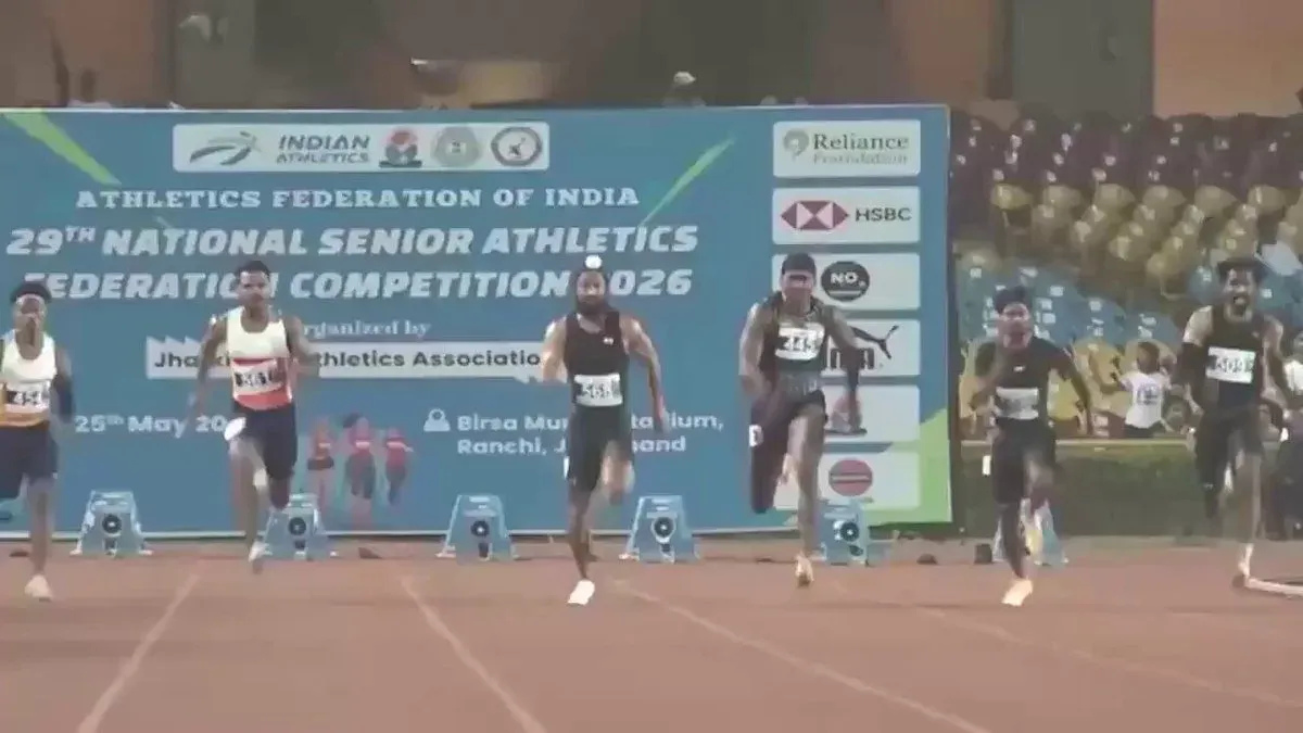 CM Samrat Choudhary Hails Gurindervir Singh's 100m National Record