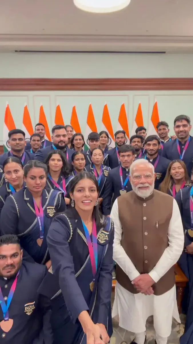 CM Samrat Choudhary hails PM Modi's meet with CWG medal winners