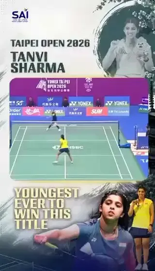 CM Samrat Choudhary Hails Tanvi Sharma's Taipei Open 2026 Title