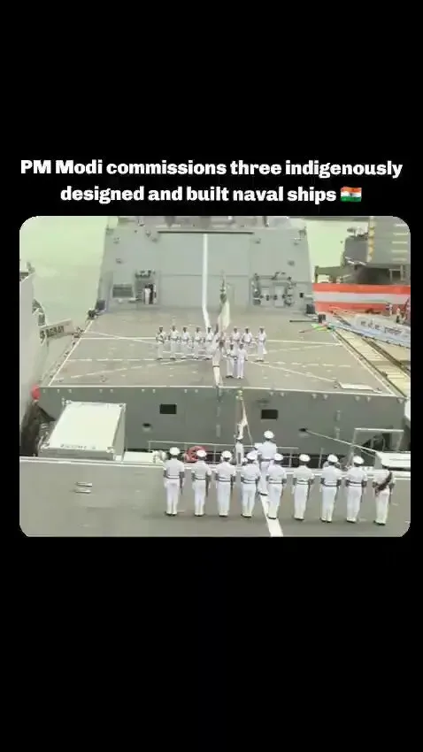 CM Samrat Choudhary Hails Tri-Commissioning of Navy Warships