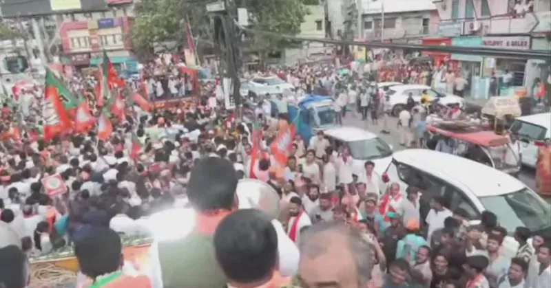 CM Samrat Choudhary joins BJP road show in Bankipur