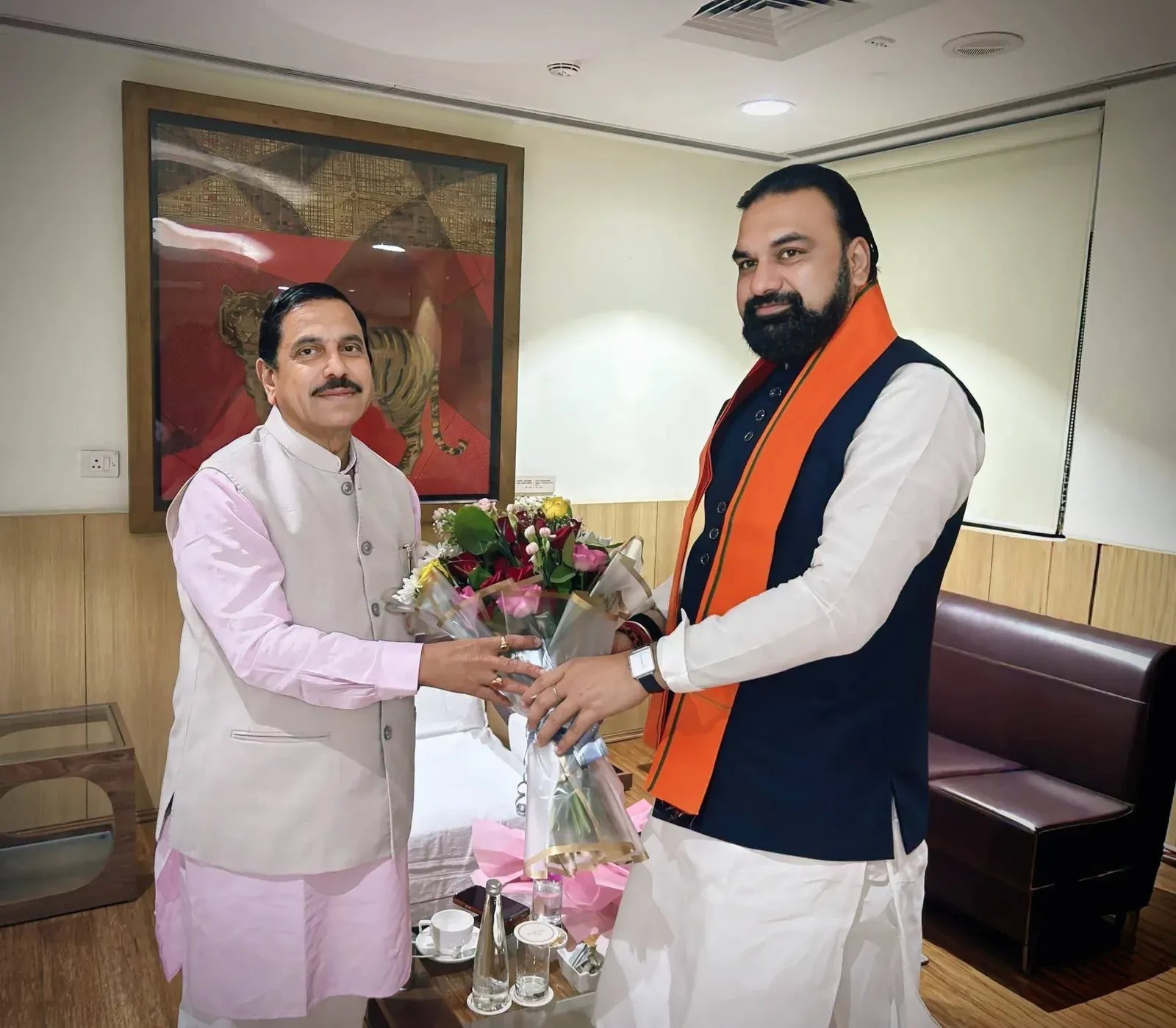 CM Samrat Choudhary joins PM Modi's 25-yr service drive in Patna
