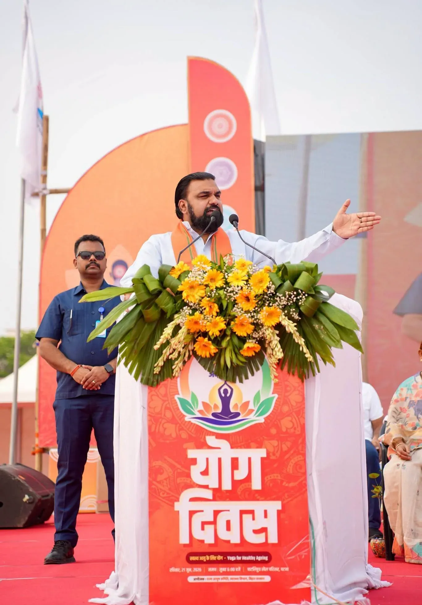 CM Samrat Choudhary Marks Yoga Day 2026 in Patna