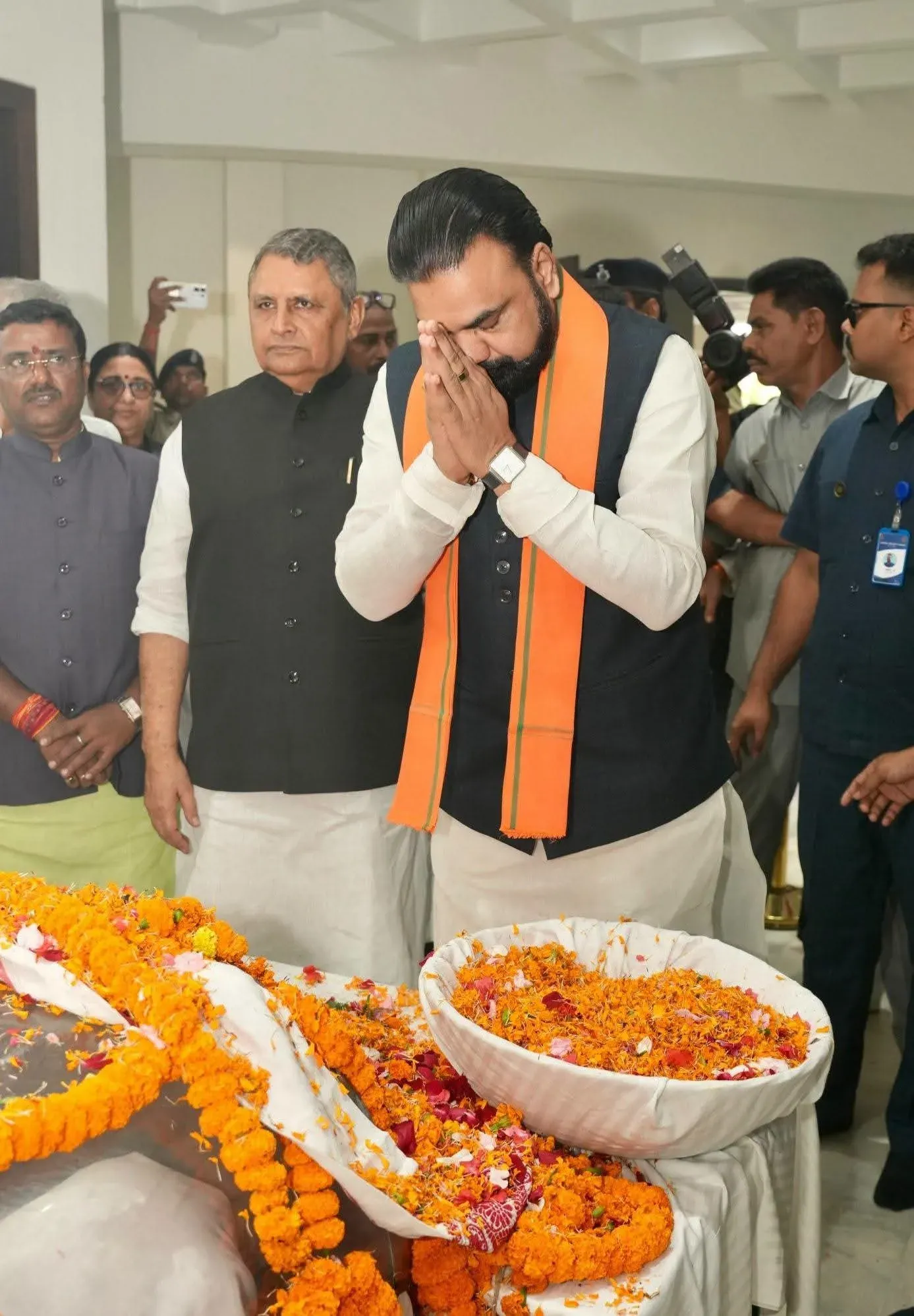 CM Samrat Choudhary pays tribute to late BJP leader R.K. Sinha