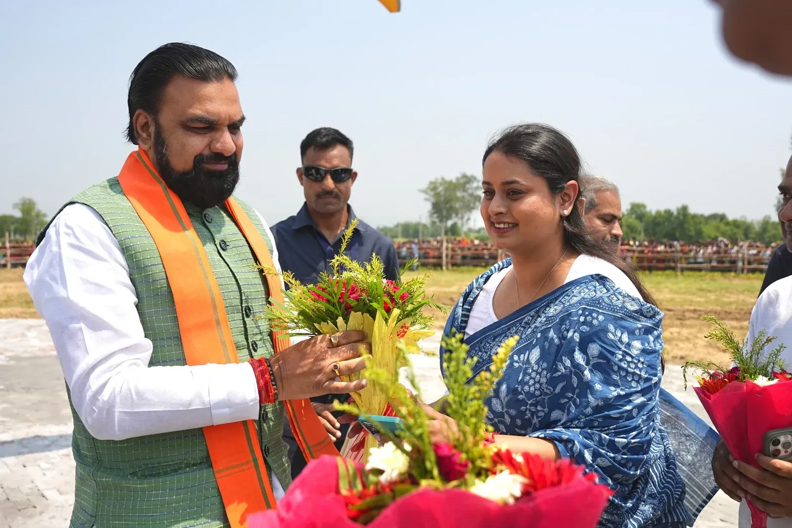 CM Samrat Choudhary pays tribute to late Digvijay Singh in Jamui