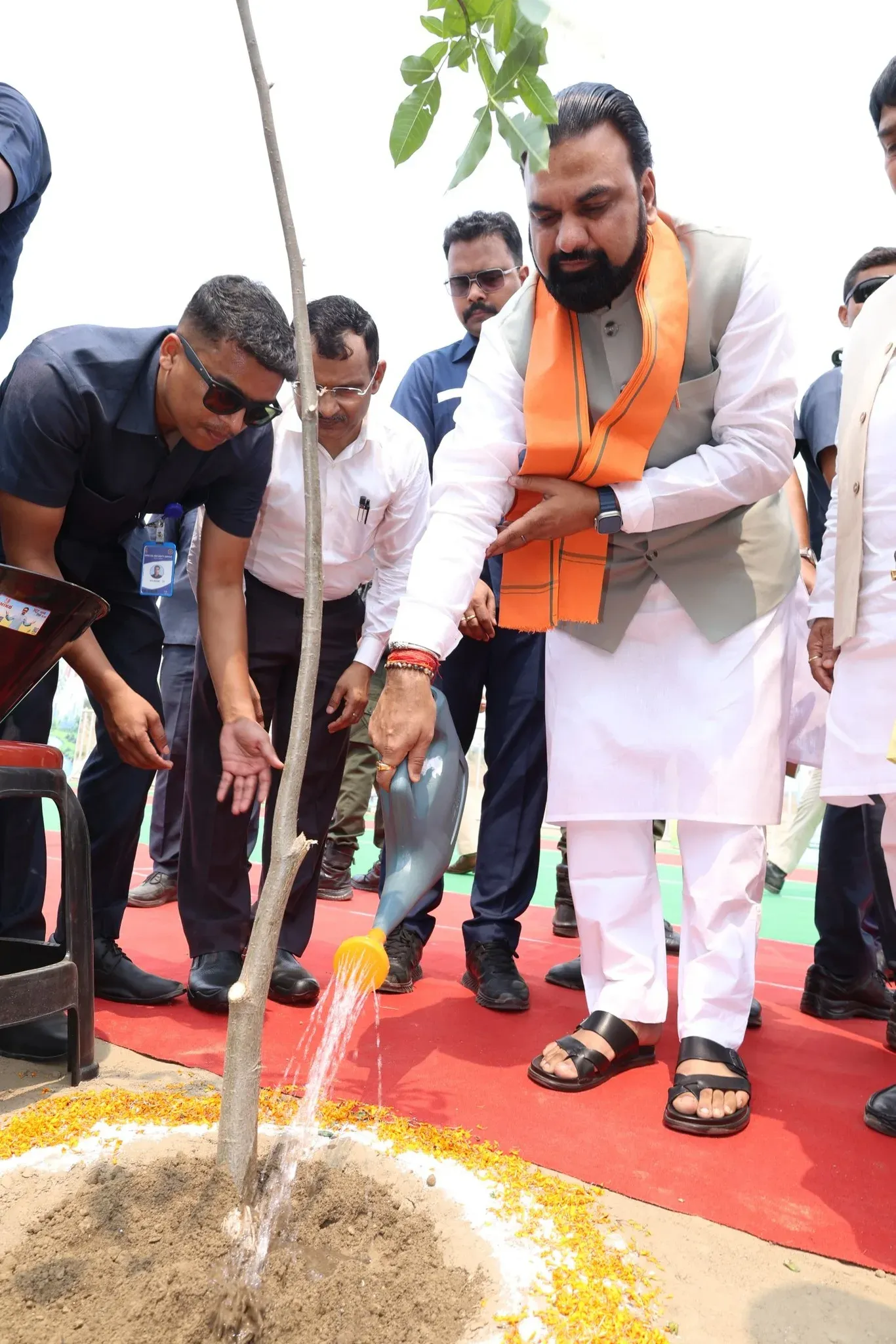 CM Samrat Choudhary Plants Trees on World Environment Day