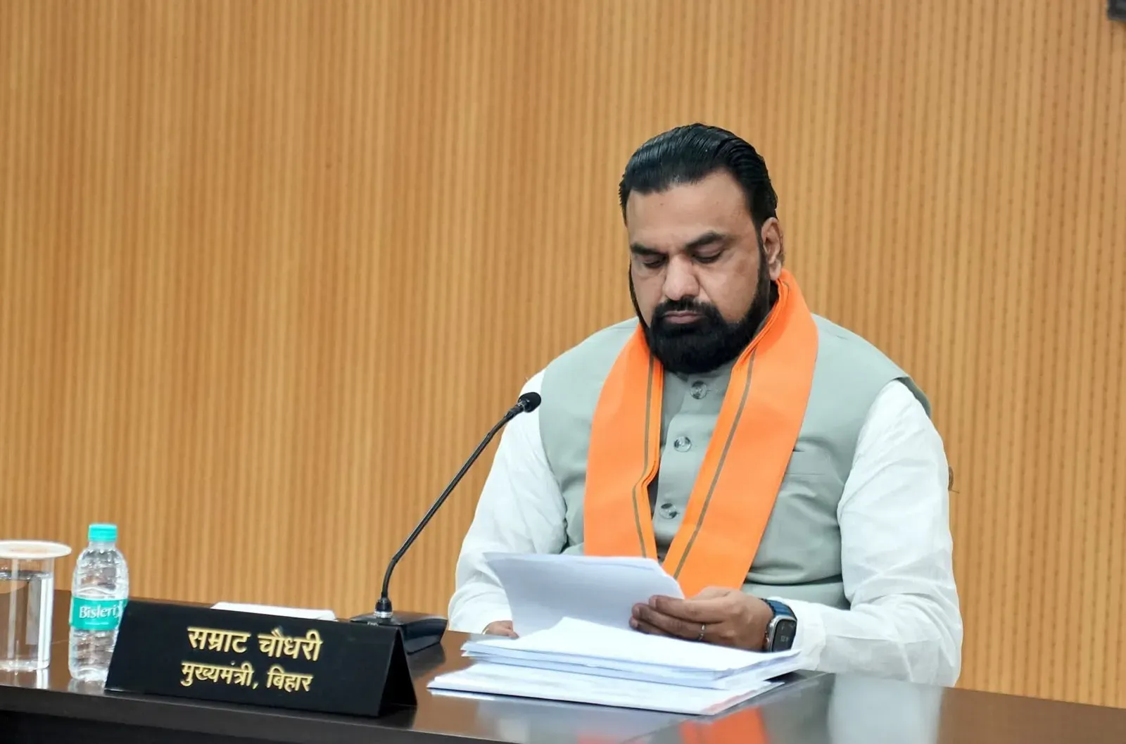 CM Samrat Choudhary Reviews NEET 2026 Prep, Orders Free Bus Travel