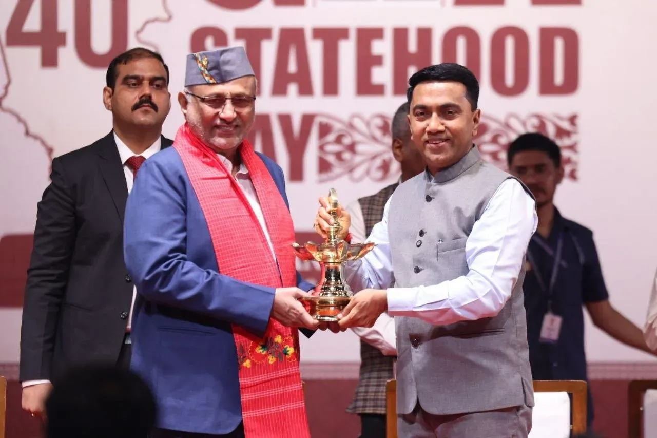CM Sawant addresses Goa's 40th Statehood Day at Kala Academy