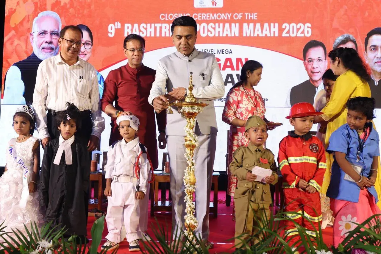 CM Sawant closes Rashtriya Poshan Maah 2026 at Taleigao