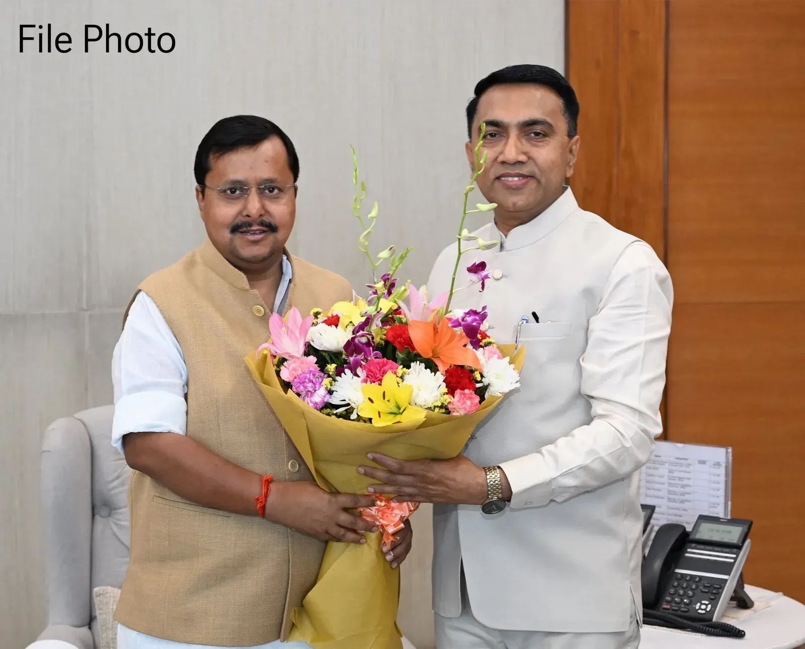 CM Sawant Greets BJP National President on Birthday