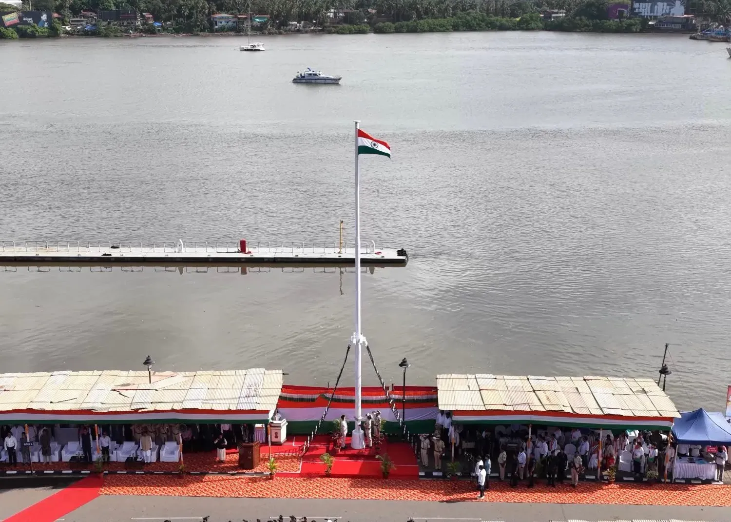 CM Sawant Hoists Flag at Panaji on 80th Independence Day