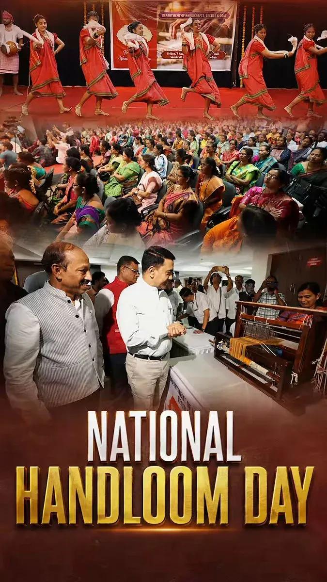 CM Sawant Honours Weavers on National Handloom Day