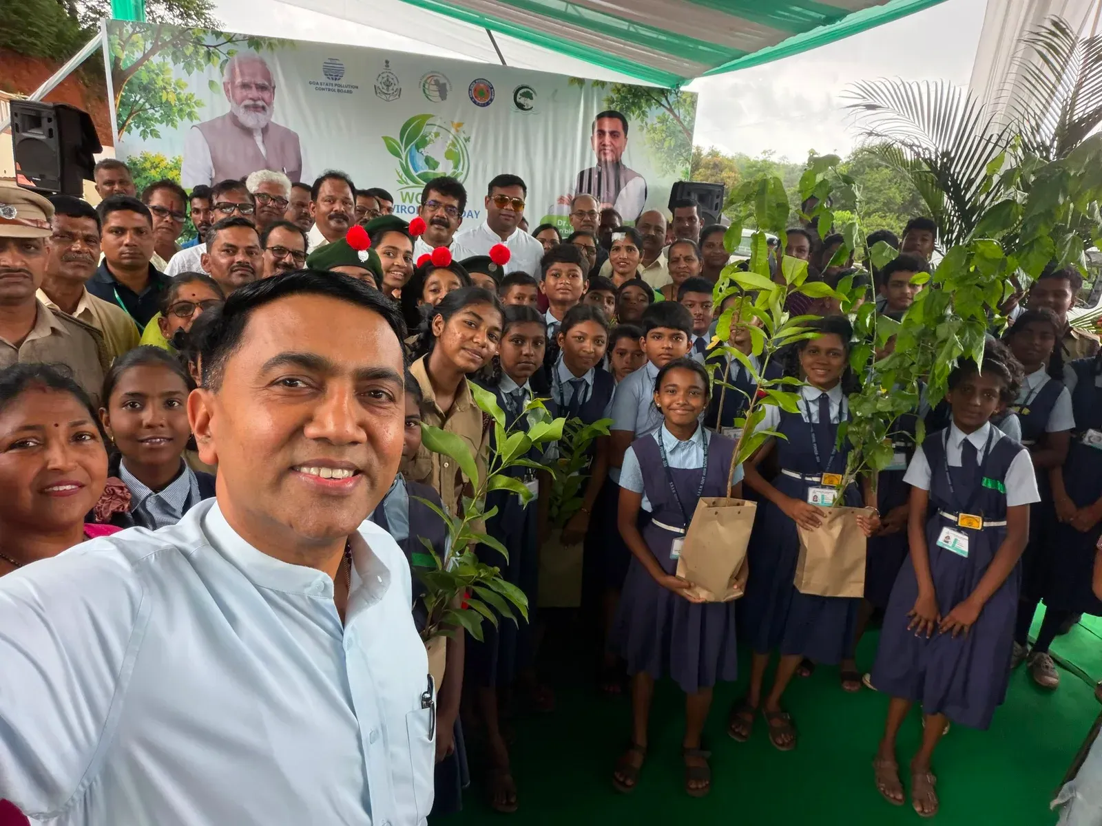 CM Sawant Launches 90-Day Tree Drive on World Environment Day
