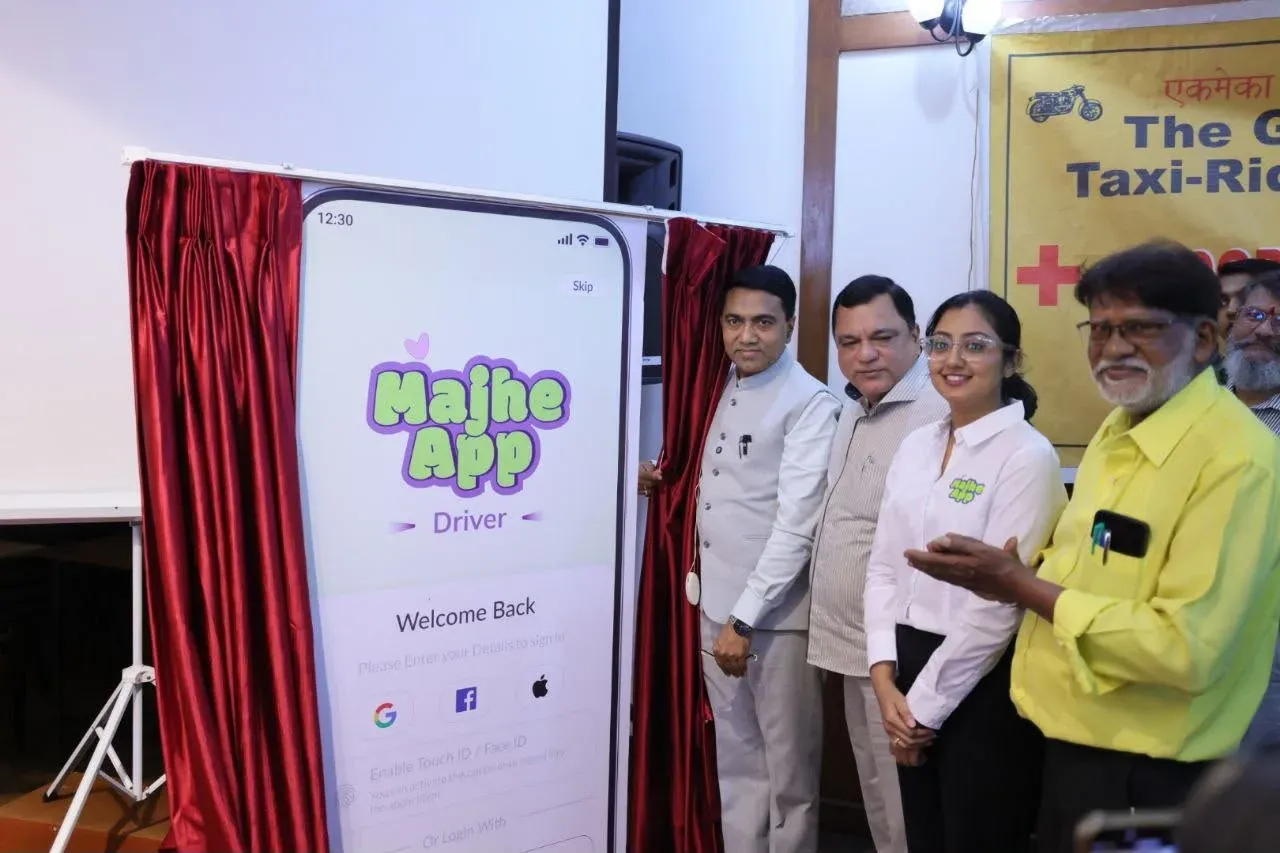 CM Sawant Launches MajheApp Driver for Goa Bike Taxis