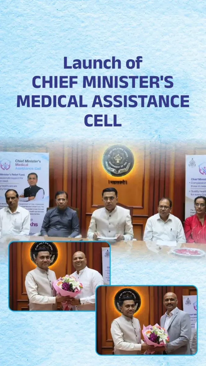 CM Sawant launches Medical Assistance Cell for Goans