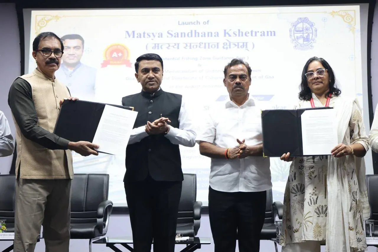 CM Sawant Launches Satellite Fishing App at Goa University