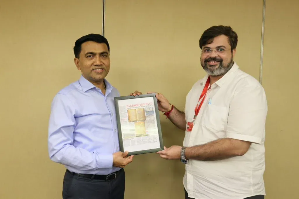 CM Sawant Marks International Archives Day, Receives Memento
