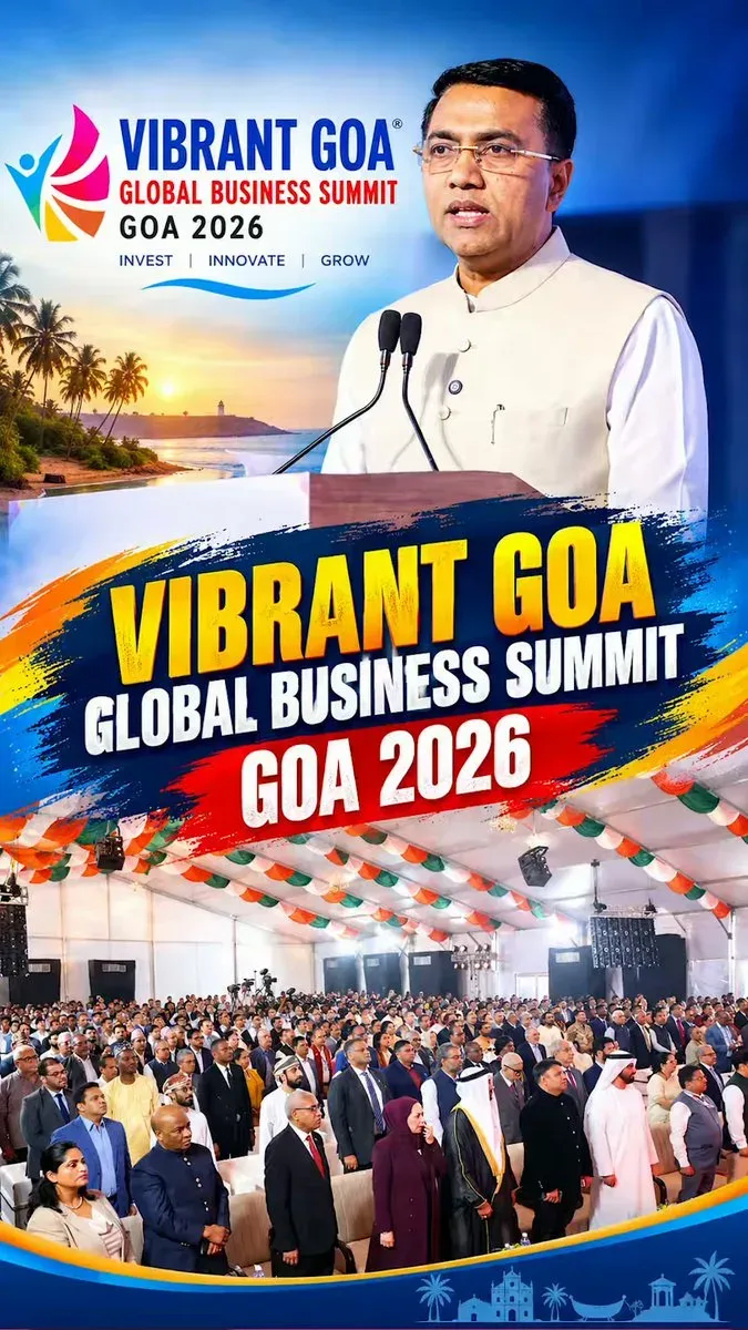 CM Sawant pitches Goa as investment hub at Vibrant Summit 2026