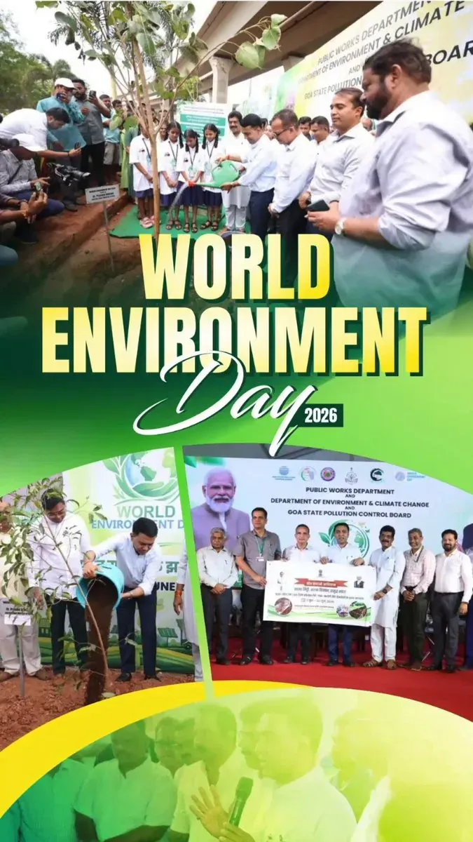 CM Sawant Pledges 10 Lakh Trees for Green, Clean Goa