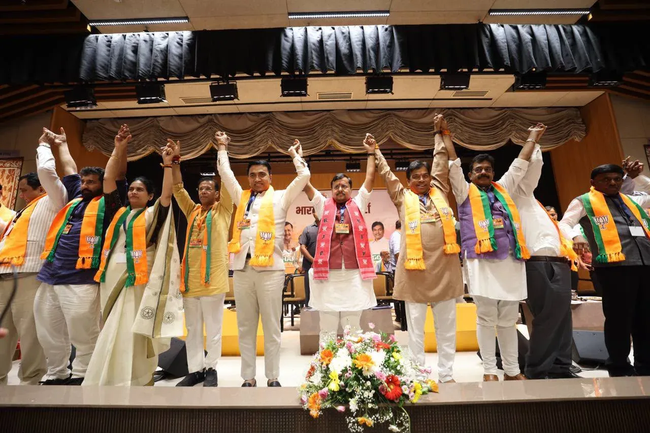 CM Sawant rallies BJP Goa cadre for Mission 2027