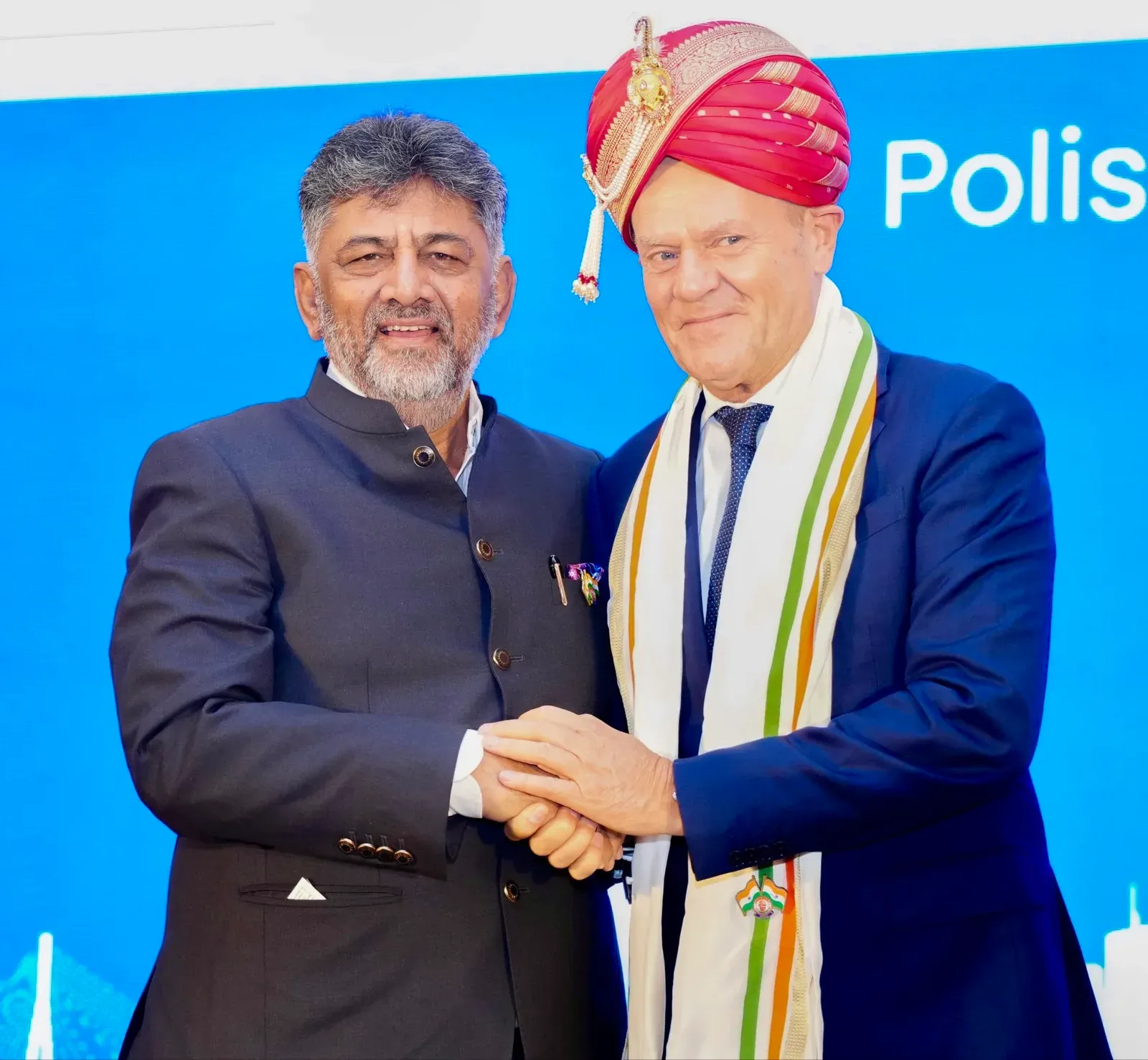 CM Shivakumar Courts Polish PM Tusk in Bengaluru Biz Meet