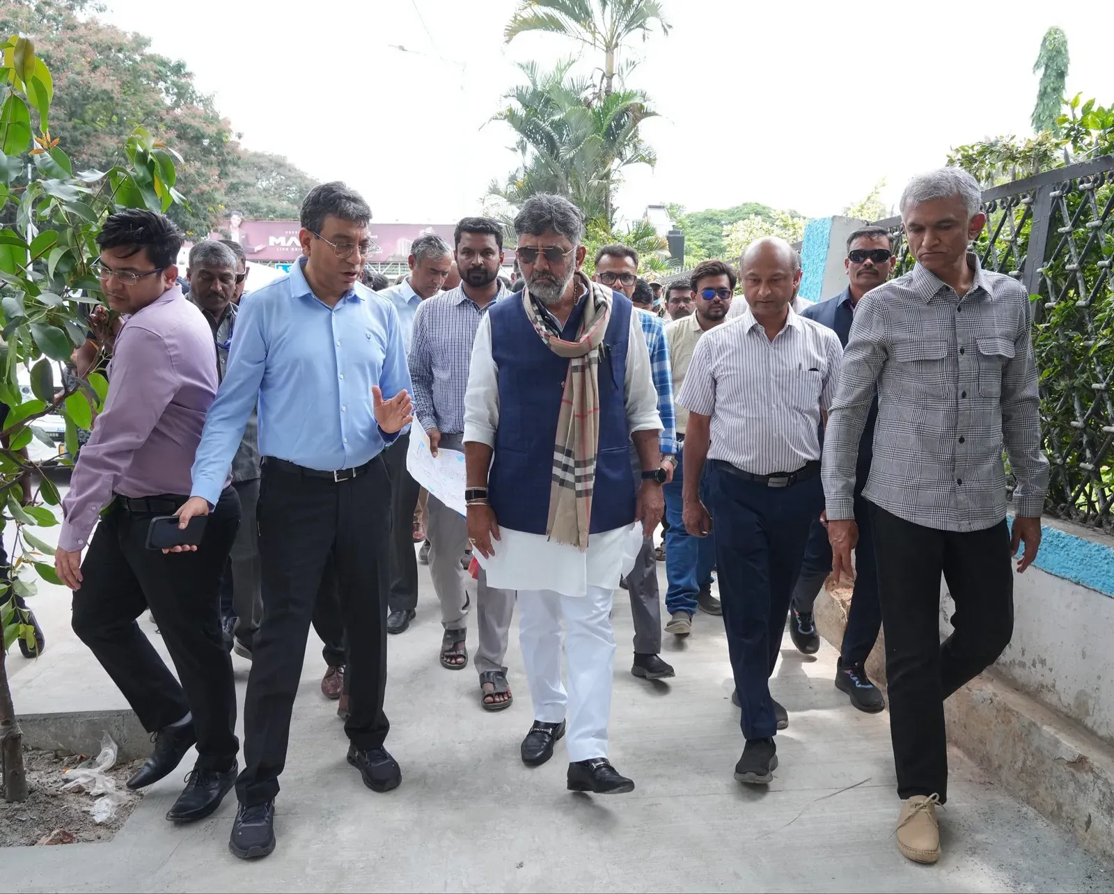 CM Shivakumar Launches Bengaluru Citywide Footpath Inspection