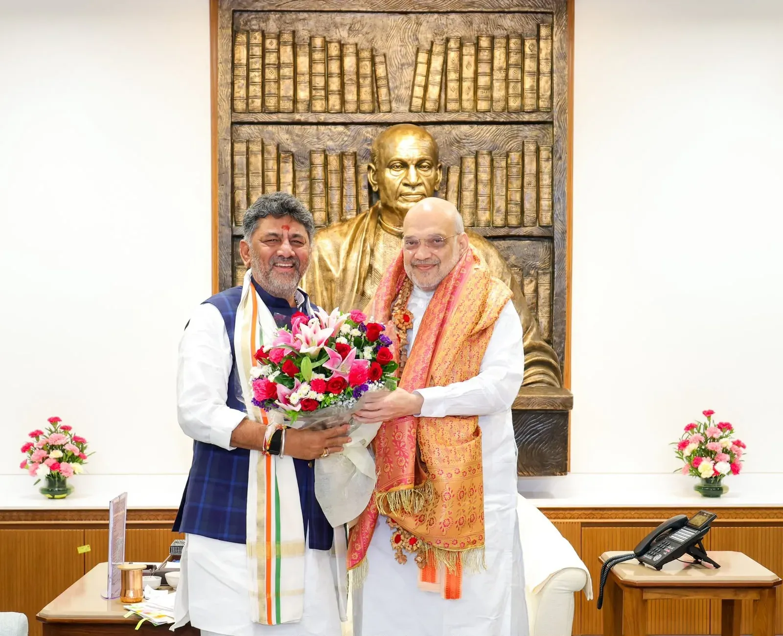 CM Shivakumar Meets Amit Shah, Raises Police, Sugar Issues