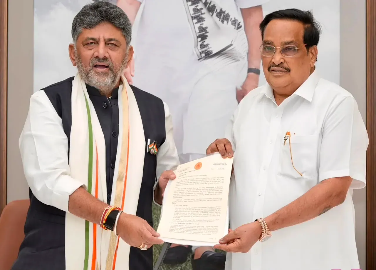 Mekedatu clearance sought: CM Shivakumar meets Jal Shakti Minister in Delhi
