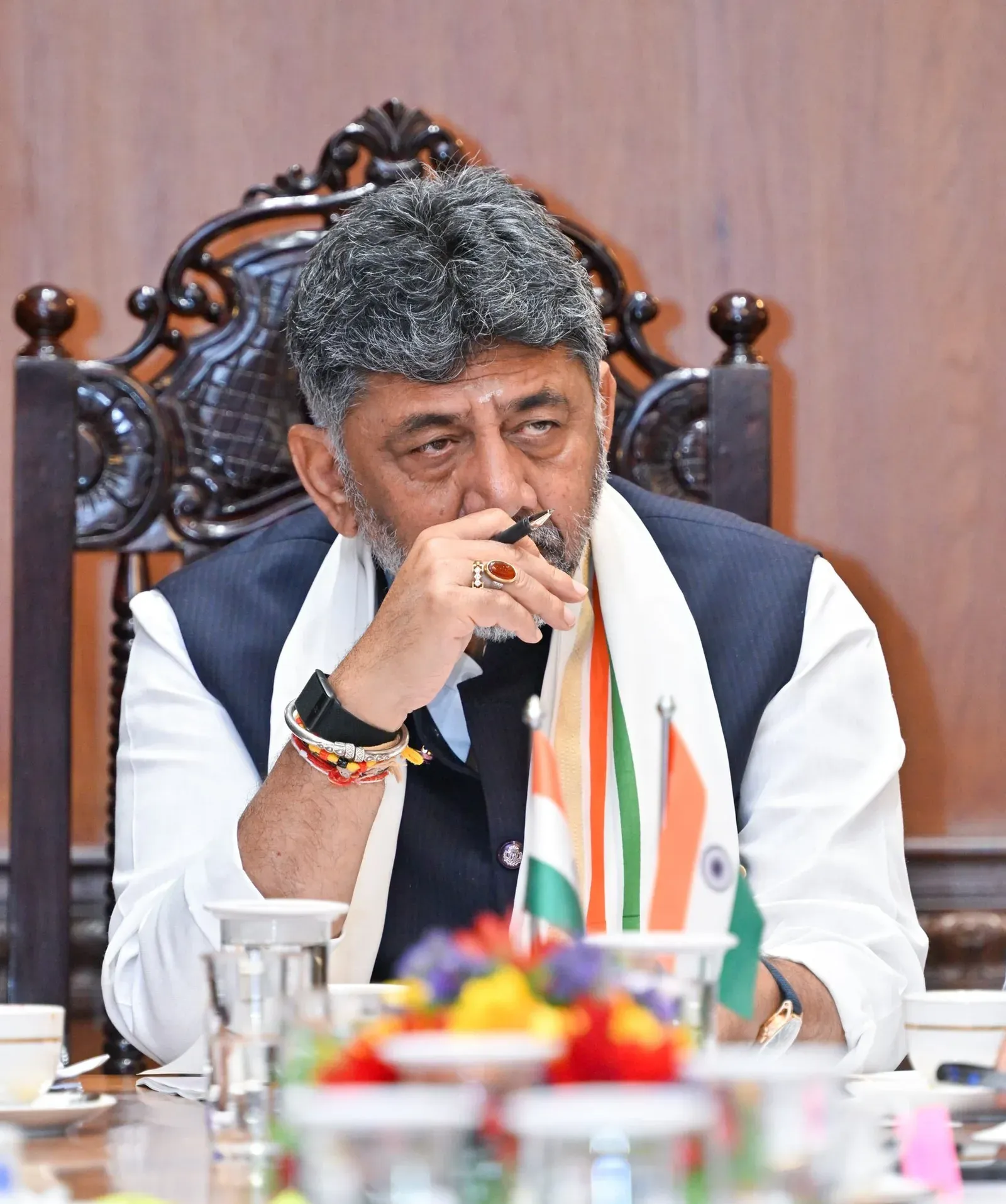 CM Shivakumar Reviews School Enrolment, Nutrition Ahead of 2026-27