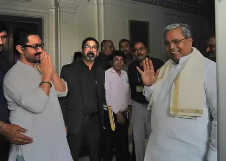 Did CM Siddaramaiah and Aamir Khan Share a Moment at Rashtrapati Bhavan?