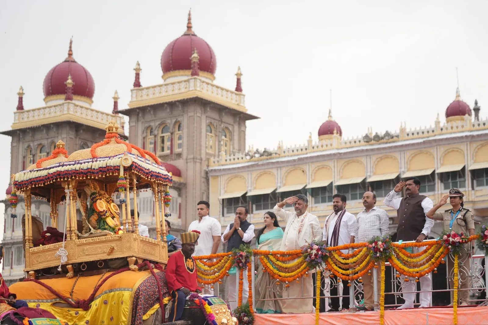 CM Siddaramaiah Flags Off Mysore Dasara Jamboo Savari 2026