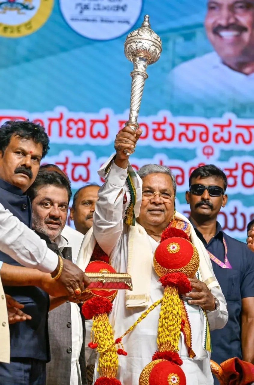 CM Siddaramaiah launches Namma Mane, stadium in Suryanagar