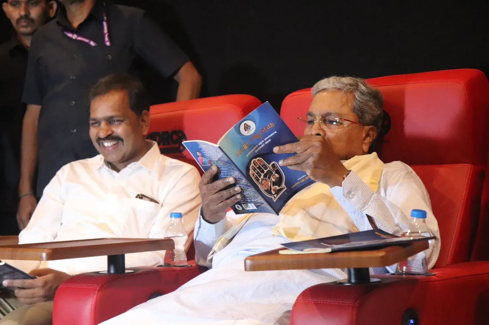 CM Siddaramaiah screens guarantee scheme documentary in Mysuru