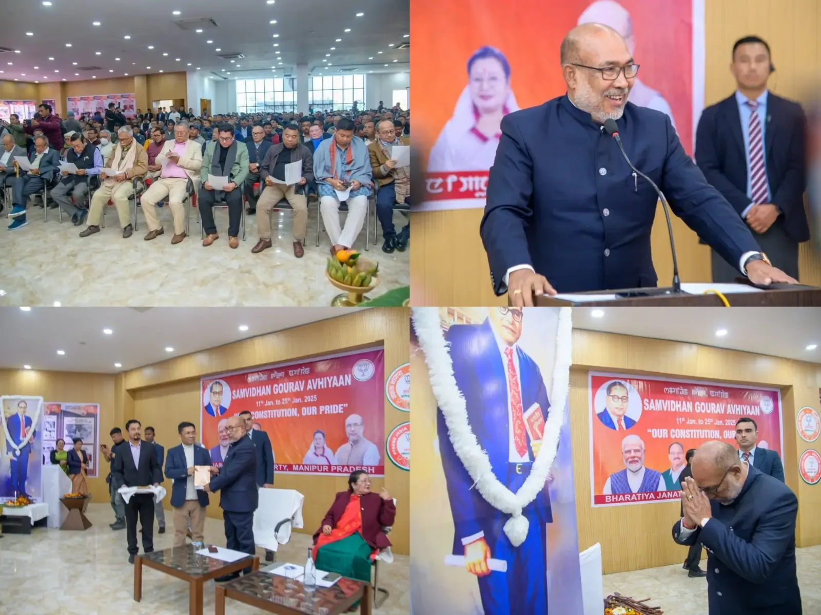 Manipur CM Critiques Congress MPs for Inaction on Key Issues