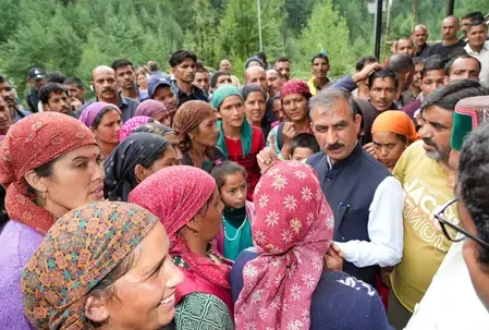 What Financial Aid is CM Sukhu Offering for Disaster-Affected Regions in Himachal Pradesh?