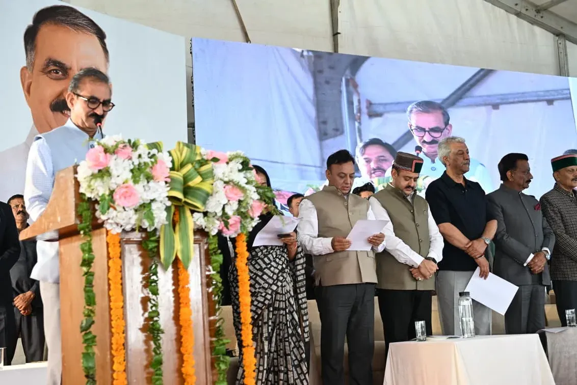 CM Sukhu Attends Panchayat Oath Ceremony in Shimla