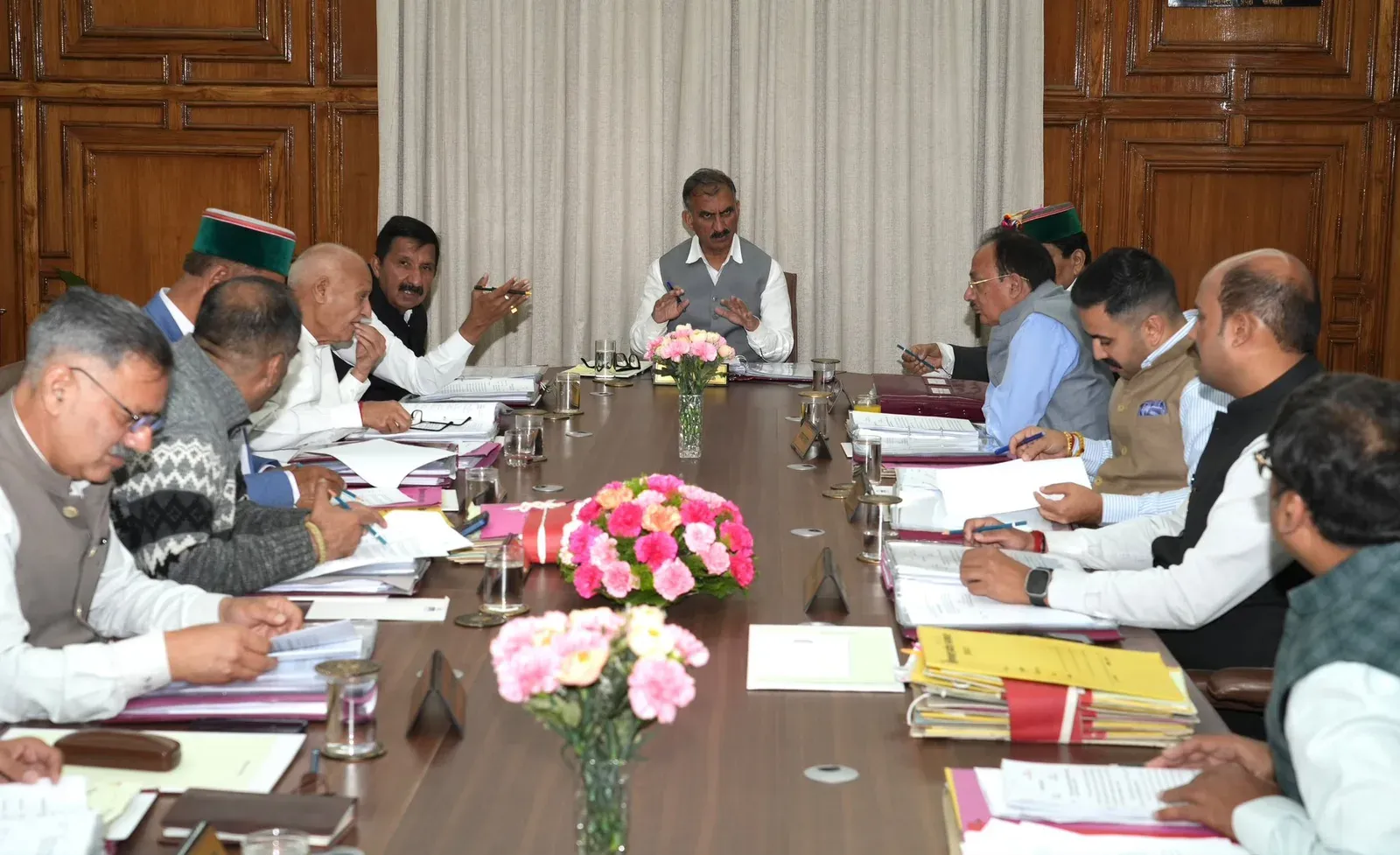 CM Sukhu Chairs Cabinet Meet, Greenlights Key Decisions
