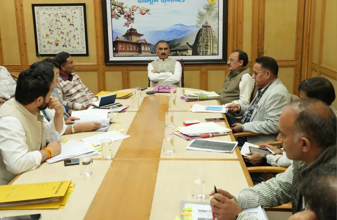 CM Sukhu Chairs High-Level Meet on Jobs, Tribal Welfare