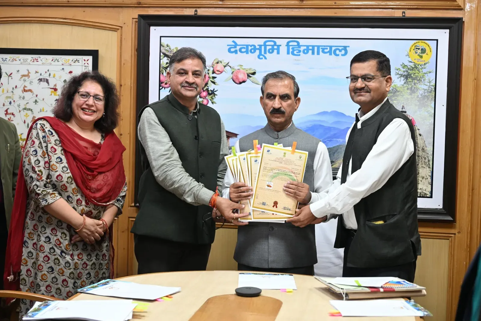 CM Sukhu: HP Gets GI Tags for 8 Traditional Products