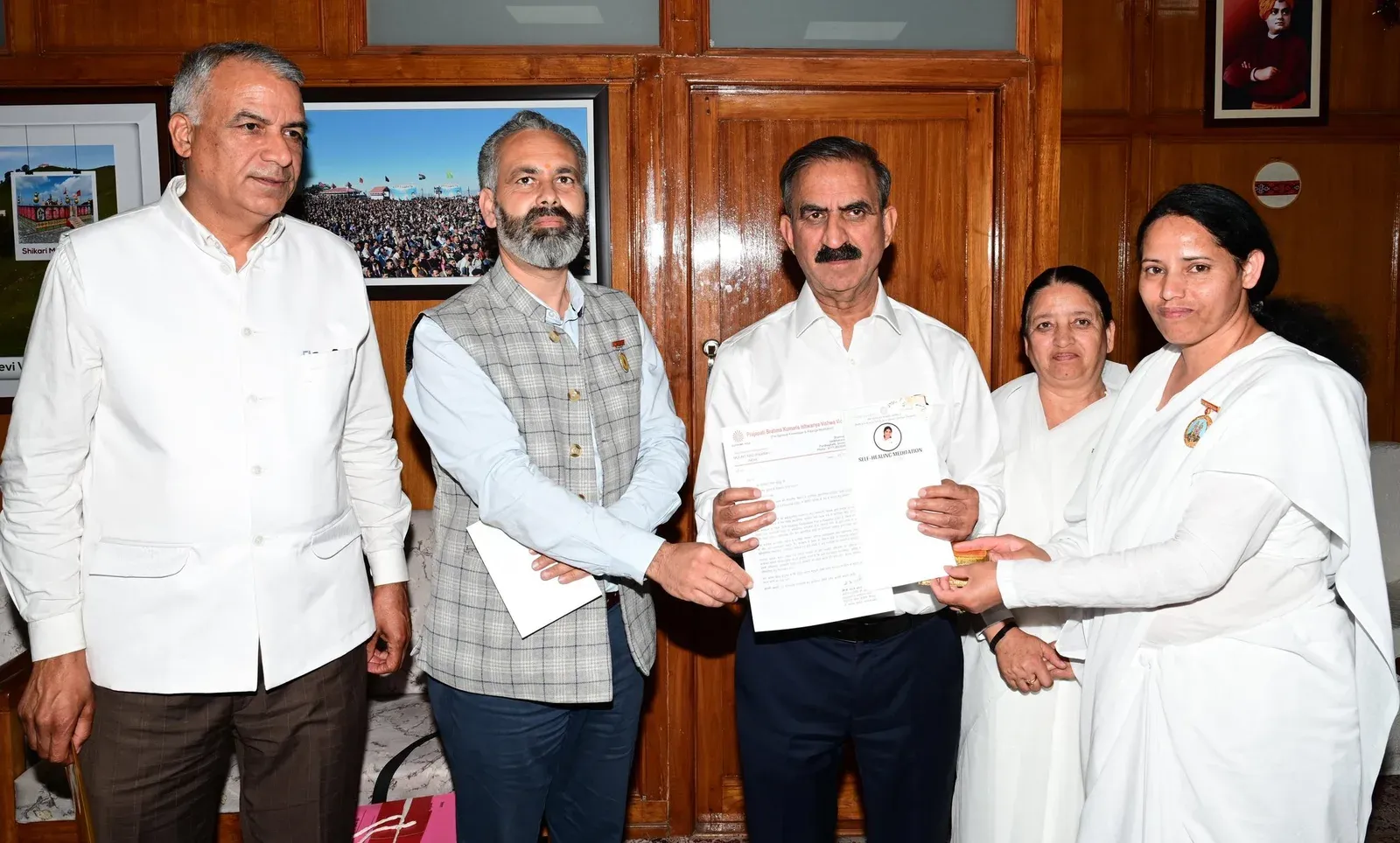 CM Sukhu Invited as Chief Guest at Shimla Meditation Event
