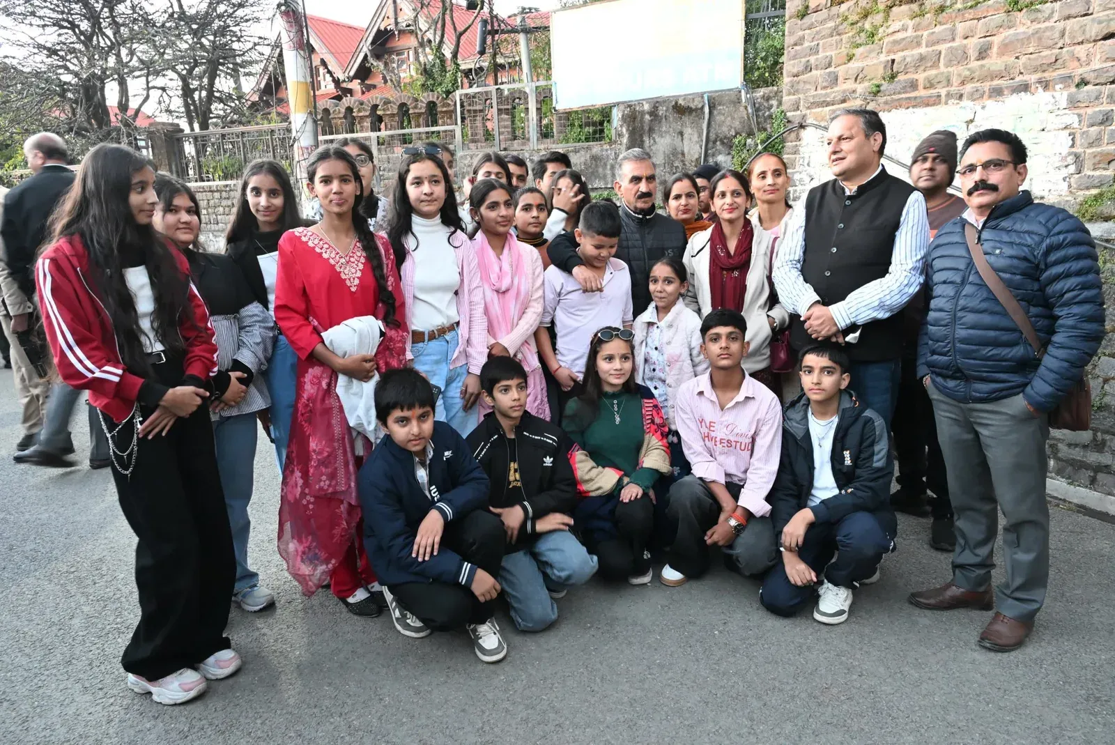 CM Sukhu Meets Tourists on Shimla's Mall Road