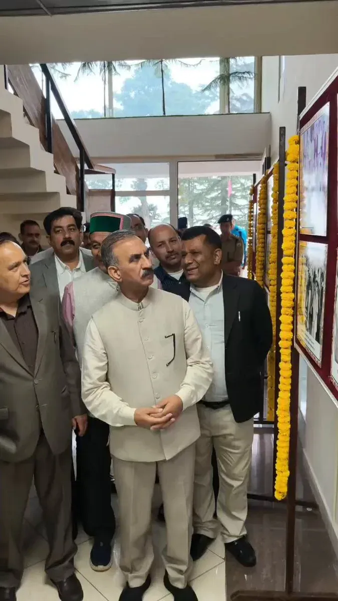 CM Sukhu pays tribute to HP's first CM Dr. Parmar at Assembly exhibition