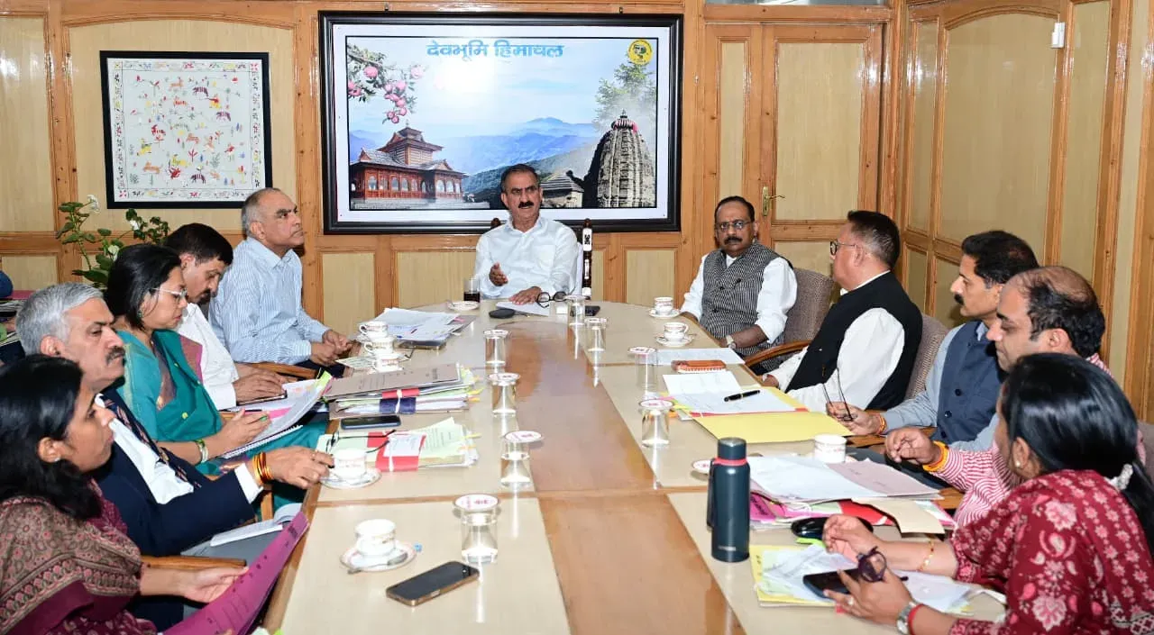 CM Sukhu Reviews Admin Meet in Shimla, Orders Key Reforms