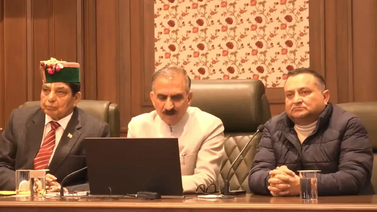 CM Sukhu targets 70% health staffing in HP by March 2027