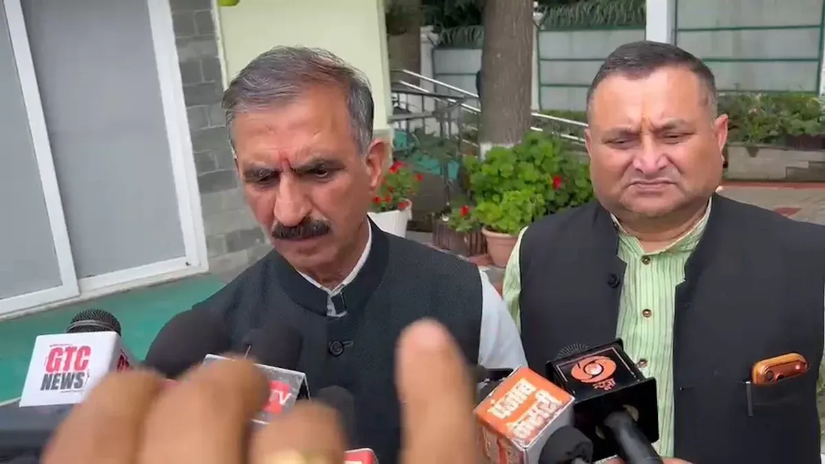CM Sukhu Targets BJP Over HP Paper Leak, Touts Reforms