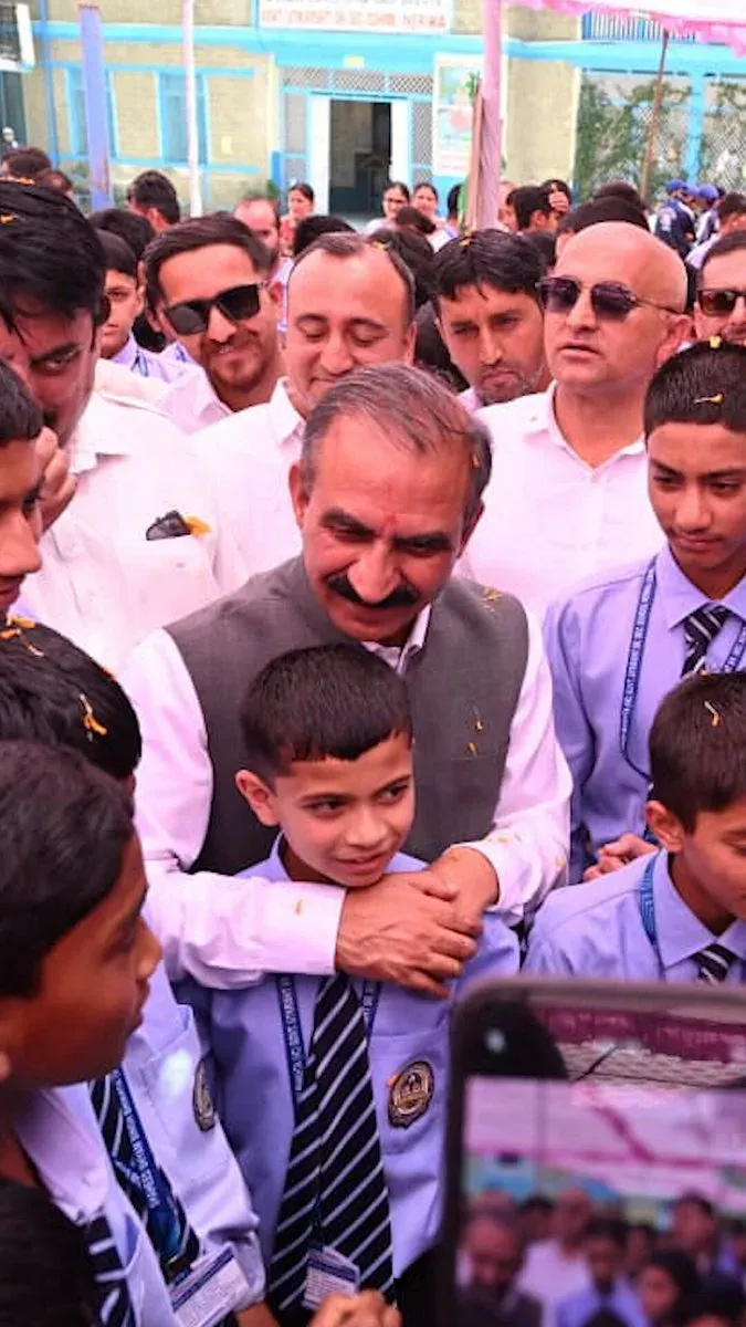 CM Sukhu Visits Govt CBSE School in Chaupal, Nerwa