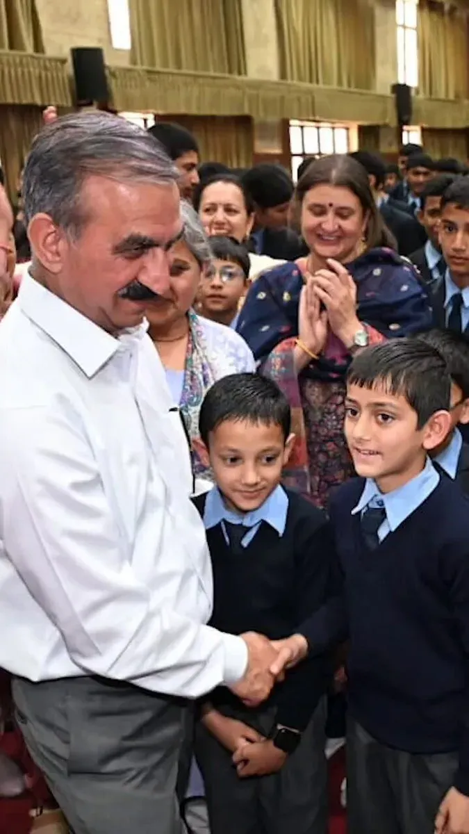 CM Sukhu visits newly upgraded CBSE school in Chhota Shimla