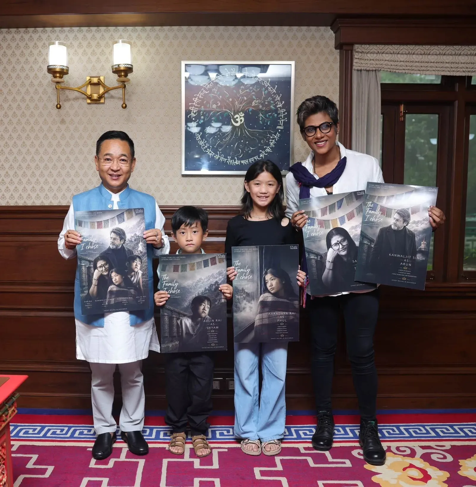CM Tamang Backs Bollywood Film Starring Sikkim's Young Talent