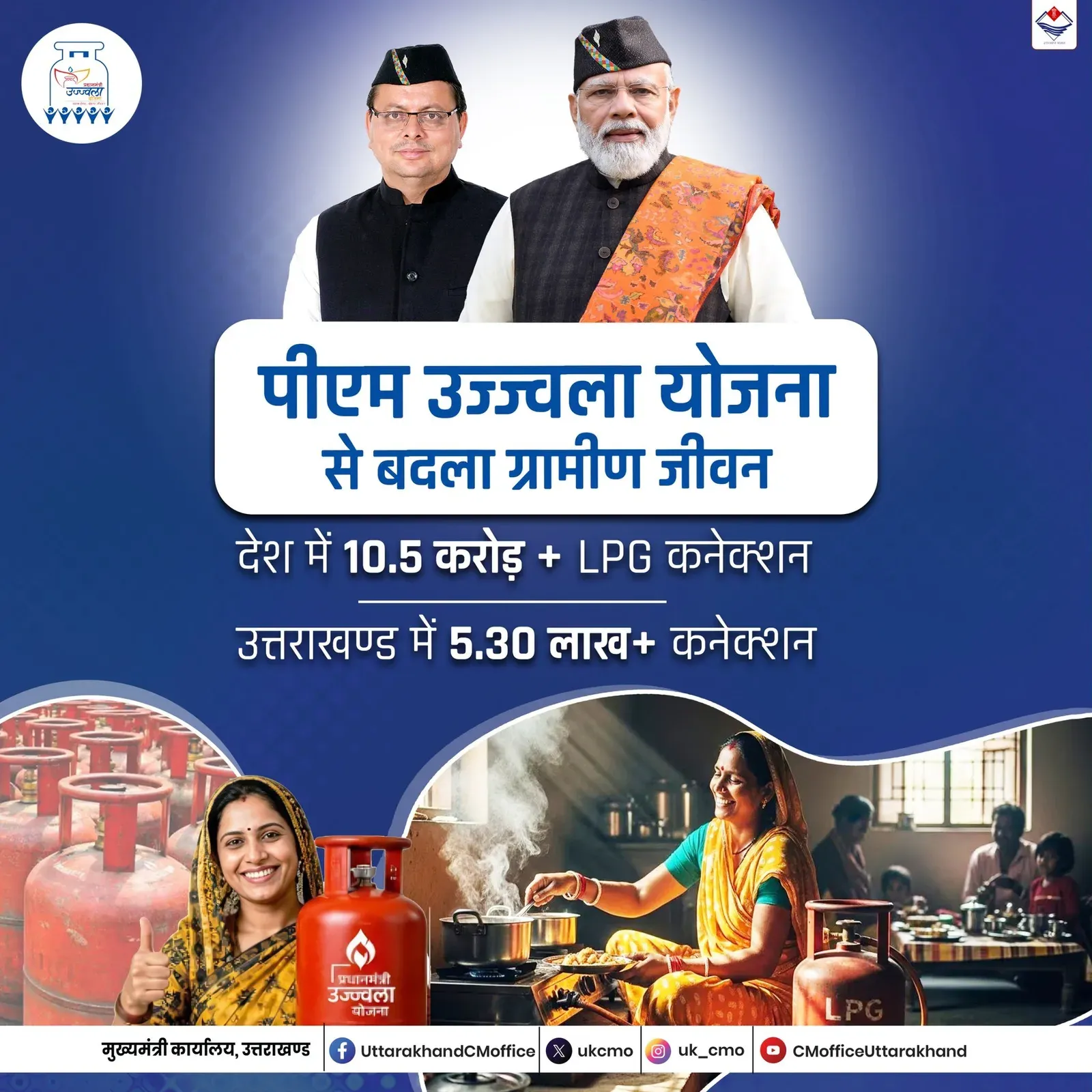 CM Uttarakhand Office: Ujjwala Yojana Transforms Rural Life